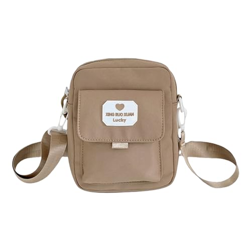 Fashion Crossbody Bag Für Frauen Feste Farben Schulter Telefonisch Einfache Messenger Kleine Geldbörse Frauen Messenger Japanische Stile Schulter Solid Color Crossbody von Fahoujs