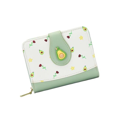 Frauen Brieftasche Einfache Bifolds Brieftaschen PU Leder Geldbeutel Dünne Kurze Brieftasche Kleine Bifolds Geldkartenhalter Beutel Kompakte Geldbörsen Für Frauen von Fahoujs