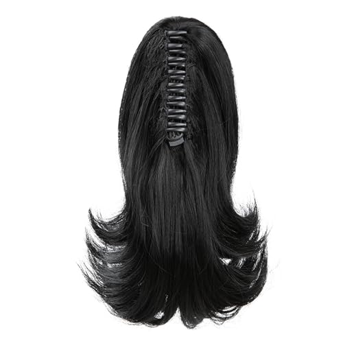 Frauen Lockiger Synthetischer Pferdeschwanz Erweiterungshaarstück Mit Klauenclip Für Schnelle Frisuren Verschiedene Octitn Outfit Haare Claw Krawponytail von Fahoujs