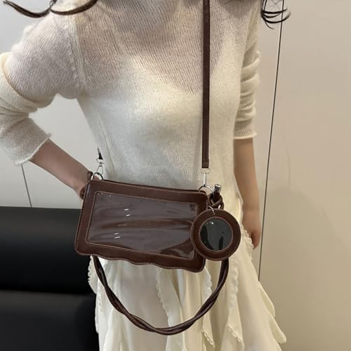 Frauen Tasche Schöne Itabag PU Leder Crossbody Fashion Dating Einfache Schulter Für Stecknadel Display Einfacher Crossbody PU Leder Itabag Schöne Schulterdekoration von Fahoujs