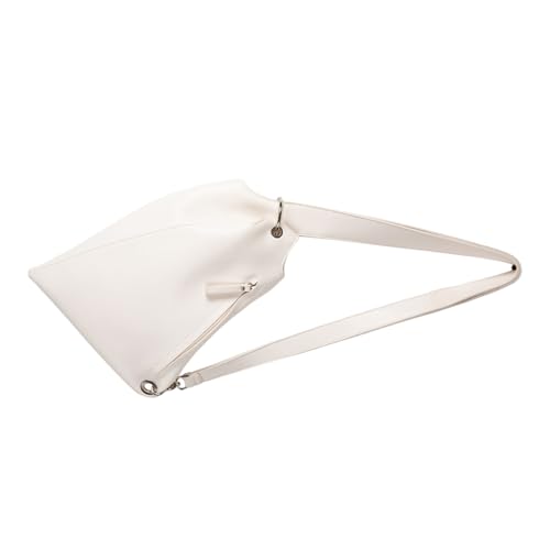 Frauen Trendy Minimalisten Korean Styles Umhängetasche Mit Weichem PU Leder Und Einzigartiger Asymmetrischer Form Crossbody Geldbörse PU Leder Asymmetrische Crossbody von Fahoujs