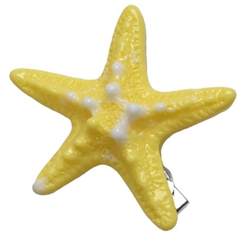Gelb Stern Fisch Haarclip Nicht Klima Gelb Stern Fisch Haarclip Nicht Klima von Fahoujs