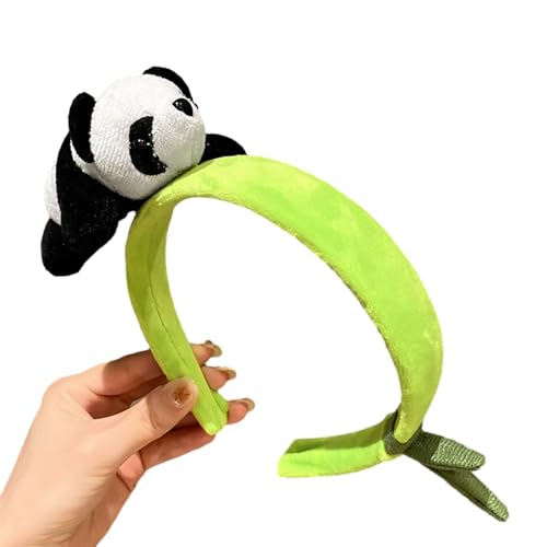 Haarband für Erwachsene und Kinder, Cartoon-Plüsch, Panda, Haarreifen, Make-up, Fotografieren, Weihnachten, Party, Kopfschmuck, Cosplay, Stirnbänder für Damen, Cosplay, Stirnband, Panda, Halloween, von Fahoujs