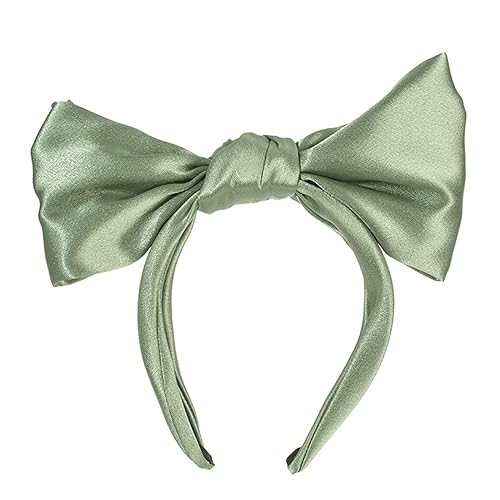 Haarband mit großer Schleife für Damen und Mädchen, modisches Satin-Haarband für Weihnachten, Party, schöner Kopfschmuck für Erwachsene und Kinder, lustiger Kopfschmuck, Haarschmuck von Fahoujs