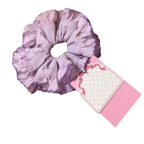 Haare Scrunchie Mit Falten Weiches Elastisches Haar Band Bequeme Haarbindungen Haarstücke Modische Haar Accessoire Für Frauen von Fahoujs