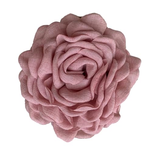 Haarklammer für Prinzessin, Kamelie, 3D-Rose, Haarspangen, Blumenschmuck, Haarnadel, Rosenverzierung, Haarklammer für Damen von Fahoujs