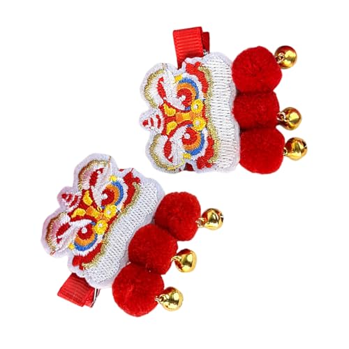 Haarspange mit Drachen-Motiv für Mädchen, Kinder, Stickerei, Drache, Glückstasche, Schnapp-Clip, Kinder, Schleife, Haarnadel-Set, Damen-Haar-Accessoires von Fahoujs