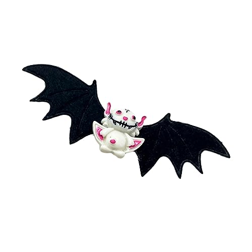 Haarspangen für Mädchen, Gothic, Halloween, Cosplay, Teufelsflügel, Kopfbedeckung, Punk, Haarschmuck, einzigartige schwarze Kopfbedeckung, Halloween-Haarschmuck für Kinder von Fahoujs