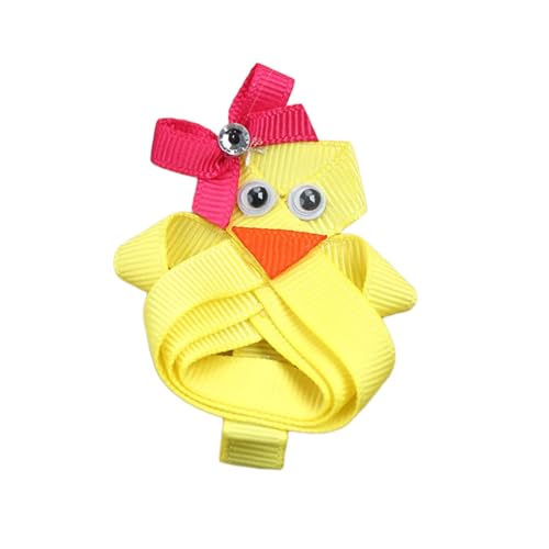 Handgefertigtes Osterhuhn/Hasen Bowknot Haarclip Bequemer Stoff Haar Barrette Für Kinder Und Erwachsene Festival Kopfbedeckung von Fahoujs