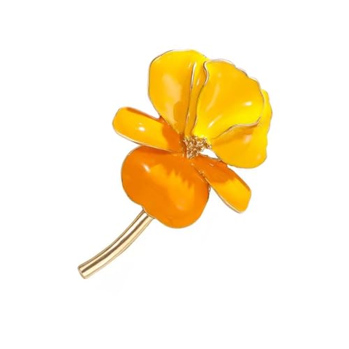 Handwerk EMALED IISE Brosche Vintage Inspirierte Blumennadel Für Frauen Eleganter Schmuck Geschenk Emaille Brosche von Fahoujs
