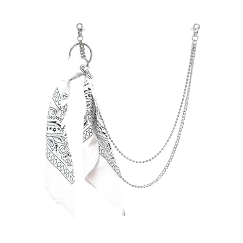 Hip Hop Bandana Punk Seitenkette Auf Jeanshose Handtasche Für Mädchen Mehrschichtige Körperkettenhosen Street Kleidung Schmuck Schmuck von Fahoujs