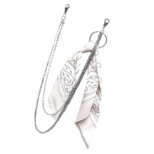 Hip Hop Bandana Punk Seitenkette Auf Jeanshose Handtasche Für Mädchen Mehrschichtige Körperkettenhosen Street Kleidung Schmuck Schmuck von Fahoujs