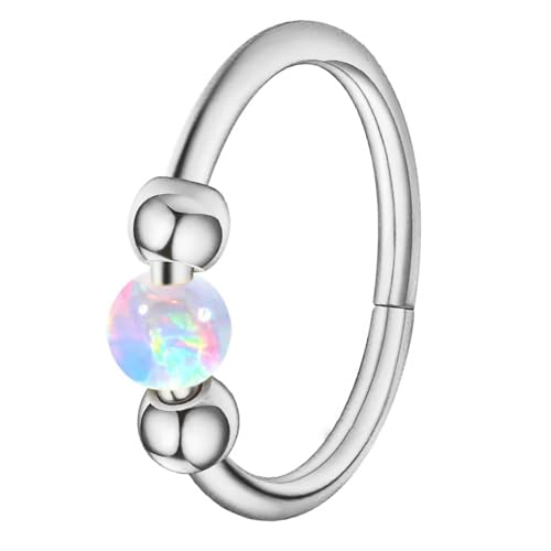 Hypoallergenics Nasenringe Reifen Und Stollen Für Frauen Und Männer In 316L Chirurgisch Edelstahl Piercing Schmuck Hypoallergene Nase Hoop von Fahoujs