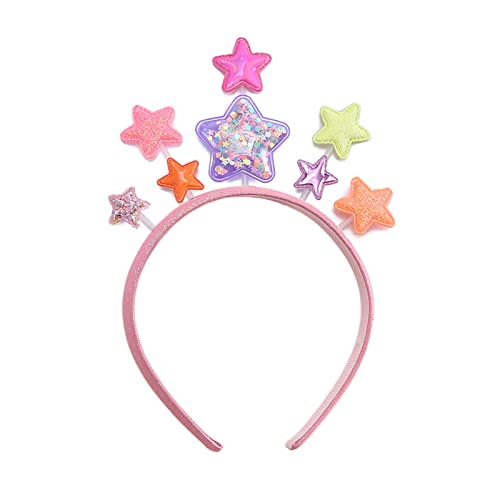 Kinder Tag Pailletten Stern Haarreifen Frau Weihnachten Shinning Stirnband für Festival Kinder Haarschmuck Stirnband Kostüm Hochzeit Party Shinning Cosplay Stern von Fahoujs