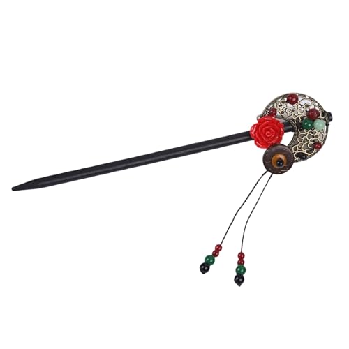 Künstlerisches Holzhaarstock Baumeln Haarnadel Für Frauen Antikes Haarformwerkzeug Für Kulturelle Und Formelle Veranstaltungsversammlungen von Fahoujs