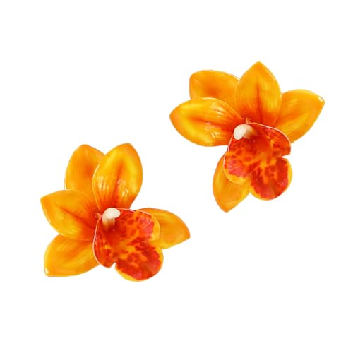 Leichte Böhmische Böhmische Florale Ohrringe Allergie Resistente Plastikschmuck Für Empfindliche Hautpartyzubehör Leichte Plastikohrohrstollen Für Empfindliche Haut von Fahoujs