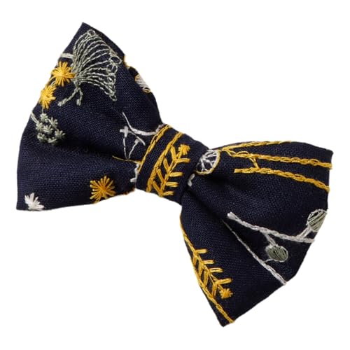 Mädchen Flache Clip Haarnadel Ornamente Stickerei Für Frauen Mädchen Bündel Haarschlüsse Süße Bögen Süße Cottagecore Foto Requisiten von Fahoujs