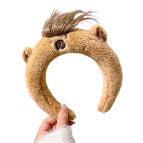 Mehrere Typen Cartoon Capybara Haarreifen Fotografie Haarhalter Weihnachten Party Kopfbedeckung für Kinder Frauen Waschen Gesicht Stirnbänder für Frauen Waschen Gesicht Stirnband Elastisches Gesicht von Fahoujs