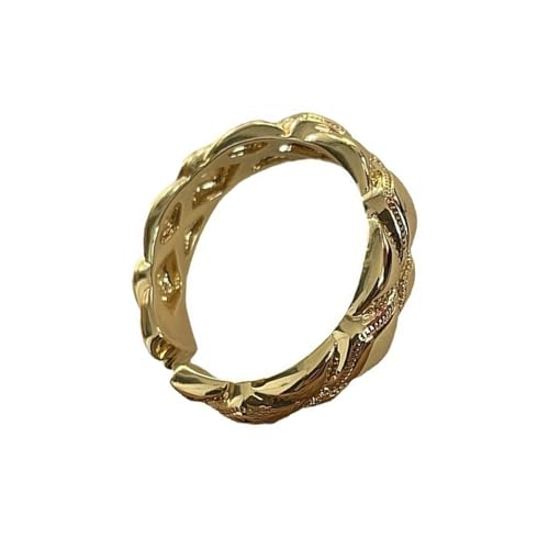 Mehrzweckgold Silberringe Set Für Frauen 14K Gold Plattiert Mit Zirkonia Für Modeschmuck Open Designs von Fahoujs