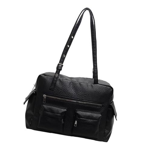 Mode Große Umhängetasche Mit Großem Kapazität Mit Multi Fach Für Büroschule Und Reisen Reißverschlüsse Pocket Aberarm Handtaschen Schülerbuchbeutel von Fahoujs