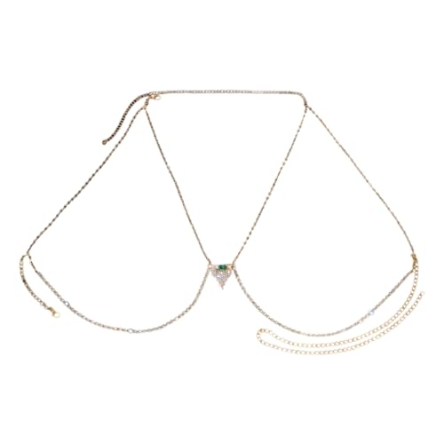 Mode Kette BH Strasskörpern Körperketten Für Frauen Halskette Nachtclub Strandkleidung Körperkette Schmuck Schmuck von Fahoujs