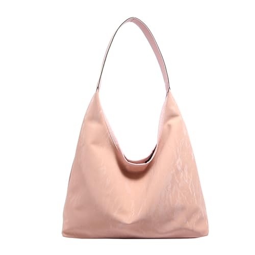 Moderne Große Kapazität Handtasche Für Frauen Strukturierte Feste Farbe PU Leder Umhängetasche Freizeit Travel Einkaufen Unterarmtasche Mode Leder Große Handtasche von Fahoujs
