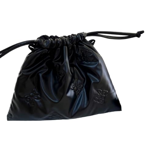 Modische Bowknot PU Handtasche Raffinierte PU Bowknot Schmuckbeutel Mit Kordelschluss Für Frauen Mädchen von Fahoujs
