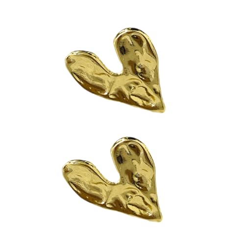 Modische Konkave Konvexe Unregelmäßige Herzohrringe Für Frauen Legierte Ohrohrschstene Hochzeit Schmuck Elegante Ohrzubehör Statement Party Accessoires von Fahoujs