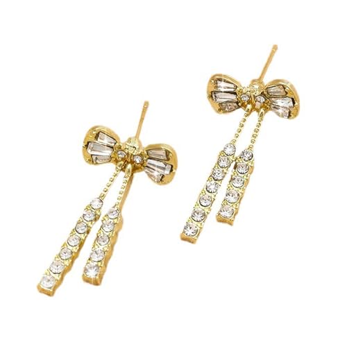 Multifauntal Bowknot Ohrringe Mode Schmuck Anhänger Ohrringe Bowknot Ohrstifte Legierungstextur Für Mode Liebhaber Frauen Ohrbedeckung von Fahoujs