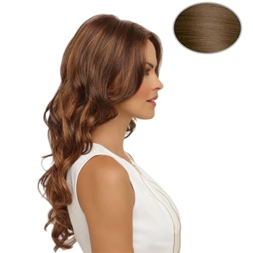 Natürliche Aussehen Synthetische Faserhaarstücke Haarthaarflecken Für Schnelle Frisurenverlängerung Für Frauen Mädchen Hitzebeständiges Natürliches Aussehen Extension von Fahoujs