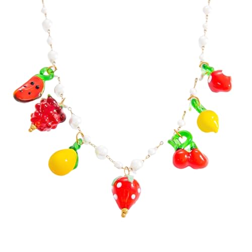 Obstglas Anhänger Halskette Für Frauen Mit Handwerk Designs Und Lebendige Farbe Für Lässige Oder Festliche Anlässe Casual Wear Halskette Obstglas Anhänger Halskette Für Frauen Mit Handwerk Designs Und Lebendige Farbe Für Lässige Oder Festliche Anlässe Casual Wear Halskette von Fahoujs