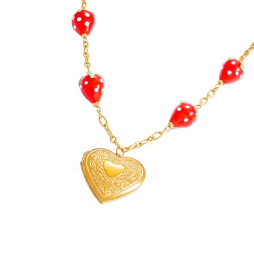 Obstglas Anhänger Halskette Für Frauen Mit Handwerk Designs Und Lebendige Farbe Für Lässige Oder Festliche Anlässe Casual Wear Halskette Obstglas Anhänger Halskette Für Frauen Mit Handwerk Designs Und Lebendige Farbe Für Lässige Oder Festliche Anlässe Casual Wear Halskette von Fahoujs