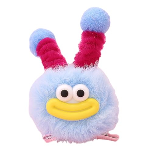 Pelzige Cartoon Pompoms Haarclip Mit Kleinen Tierdesigns Nicht Überschreiten Haarnadeln Für Student Girl Themen Partyzubehör von Fahoujs