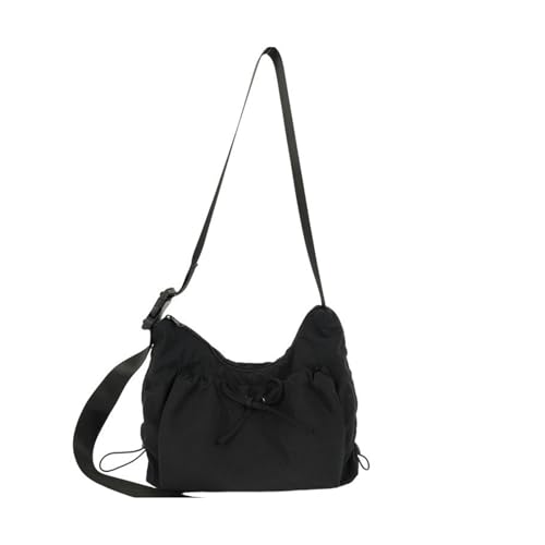 Plissee Nylon Umhängetasche Sicherere Unterarm Anti Diebstahl Crossbody Geldbörse Für Büro College Girls Casual Outfit BOUSS Handtasche von Fahoujs