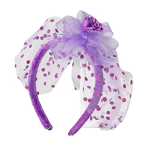 Punk, mittelalterlicher Haarreif mit Blume, Haarreifen für Damen, Karneval, Stirnband, für Festival, Party, Aufführungen, Abschlussball, Haarschmuck, Haarreifen für Damen, Garnblume, dekorativer von Fahoujs