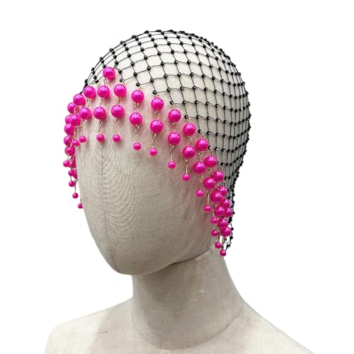 Quasten Kopfbedeckung Mit Kunstvollem Hohlem Muster Elegantes Hochzeitshaarstück Für Hochzeiten Musikfestivals Und Alltag Geeignet von Fahoujs