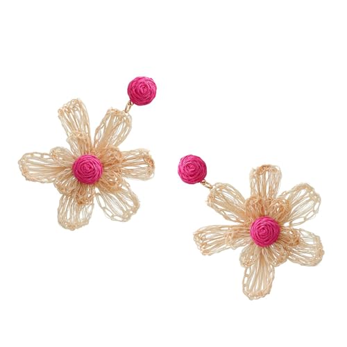 Raffia Strohblume Ohrringe Frauen Ohr Juwelier Anhänger Ohrringe Raffia Textur Mode Ohrzubehör Für Urlaub Rattan Blumen Raffia Strohblume Ohrringe Frauen Ohr Juwelier Anhänger Ohrringe Raffia Textur Mode Ohrzubehör Für Urlaub Rattan Blumen von Fahoujs