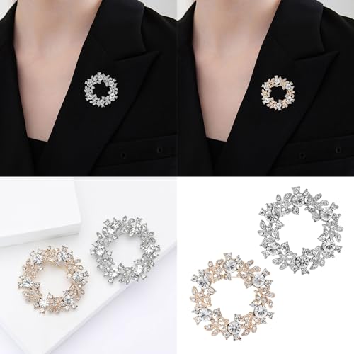 Raffinierter Kranz Revers Stift In Robustem Farbic Einfach Zu Tragen Für Partys Vorräte Und Bühnenauftritte Accessoire Mode Frauen Pin von Fahoujs