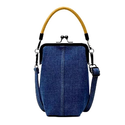 Retro Messengers Tasche Für Frauen Alltag Mode Crossbody Pendel Telefon Denims Schulter All Matching Crossbody Bag Für Frauen von Fahoujs