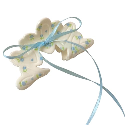 Ribbon Bowknot Haarklaue Für Mädchen Haarclip Claw Clip Haarstyling Werkzeug Korean Kiefer Clip Frauen Elegantes Haarformingwerkzeug von Fahoujs