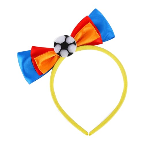 Schöne Fußball Bowknot Form Haarband Frauenwettbewerbe Jubeln Stirnbänder Für Sportereignisse Fußballspiel Schöne Fußball Bowknot Form Haarband Frauenwettbewerbe Jubeln Stirnbänder Für Sportereignisse Fußballspiel von Fahoujs