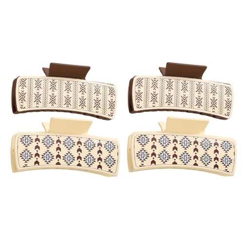 Square Form Claw Clip Anzug Frauen Country Styles Kopfschmuck Kreativer Haarschlüsse Für Halloween Enthusiasten von Fahoujs