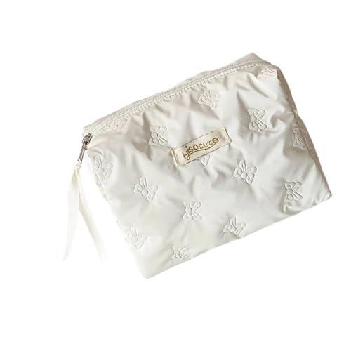 Stilvolle Make Up Beutel Mit Reißverschlüssen Für Frauen Und Mädchen Sichern Aufbewahrung Tragbare Kosmetische Organisierte Polyester Design Elegantes Schmetterlings Design Make Up Tasche von Fahoujs