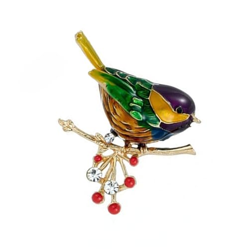 Stilvolle Robuste Legierung Sparrow Broschen Dekoration Mit Eleganten Strasssteinen Für Trendige Frauenmodie Ensembles Mode Legierungsschmuck von Fahoujs