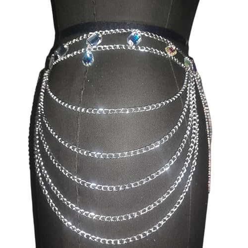Strasssteine Körperkette Bikinis Kette Brustkette Taillenkette Körperkette Schmuckzubehör Für Raves Party Strandbekleidung Strasssteine Körperkette Bikinis Kette Brustkette Taillenkette Körperkette Schmuckzubehör Für Raves Party Strandbekleidung von Fahoujs