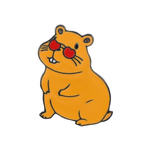 Stylish Capybaras Legierung Lappel Pin Tragbarer Capybaras Metall Abzeichen Pin Für Stilvolle Ausdruck Und Dekoration Persönlichkeit Spaß Schmuck Schmuck von Fahoujs