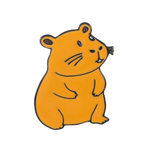 Stylish Capybaras Legierung Lappel Pin Tragbarer Capybaras Metall Abzeichen Pin Für Stilvolle Ausdruck Und Dekoration Persönlichkeit Spaß Schmuck Schmuck von Fahoujs