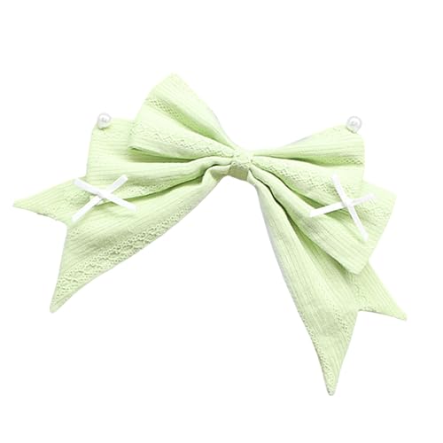 Sweet Bowknot Hair Clip Für Weibliche Mädchen Mode Barrettes Pferdeschwanzhalterinnen Weibliche Haarbögen Maskeraden Party Kopfbedeckung von Fahoujs