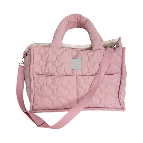 Tragbare Gesteppte Umhängetasche Für Schule Und Arbeit Mit Großer Kapazität Unterarmtaschen Casual Handtasche Crossbody Taschen Geräumige Weiche Windelbeutel von Fahoujs