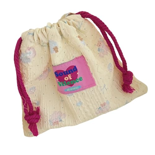 Tragbare Kosmetiktasche Geschenkkurszuglager Schöne Make Up Geschenk Multifunktionaler Beutel Kordelmake Make Up Kleine Tragbare Reisetoiltiger von Fahoujs